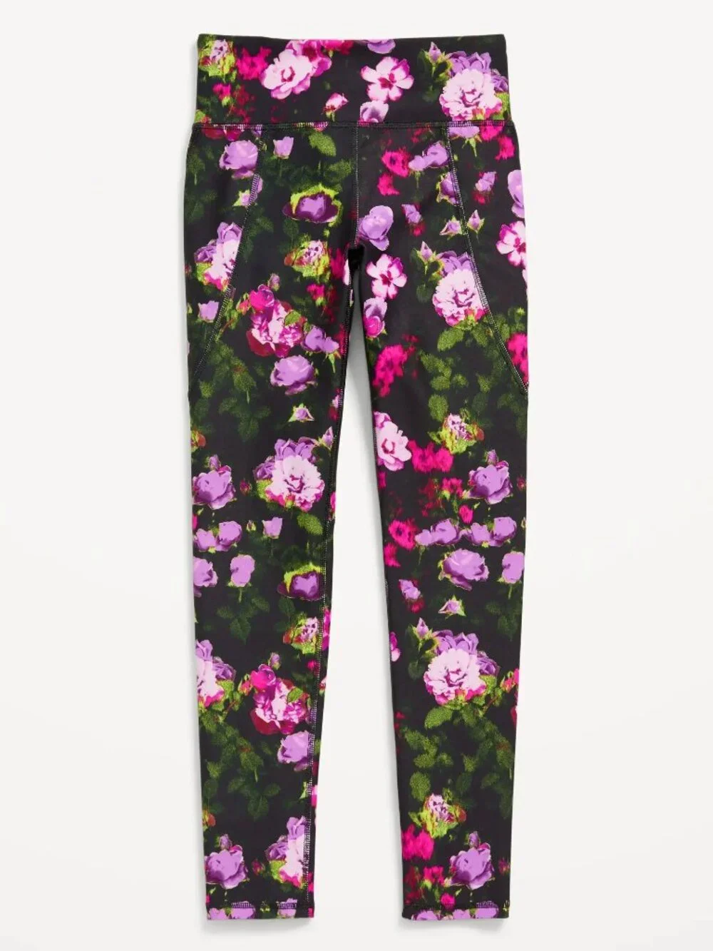 Old Navy Girls Large (10- 12) High Rise Leggings Floral Print